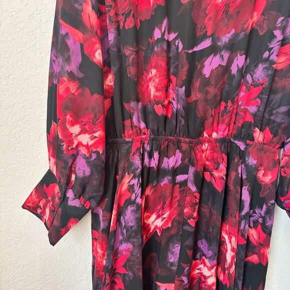 Jason Wu Wrap Midi Dress Size Medium - Picture 4 of 8